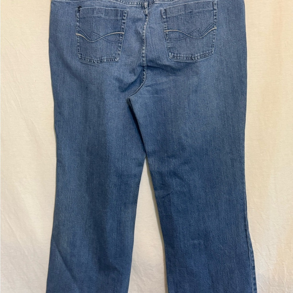 Faded Glory‎ Stretch Boot cut Denim Blue Jeans Size 18P