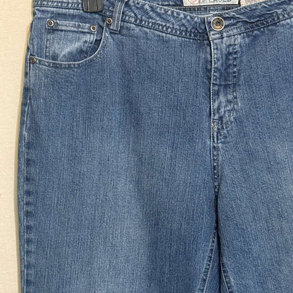 Faded Glory‎ Stretch Boot cut Denim Blue Jeans Size 18P