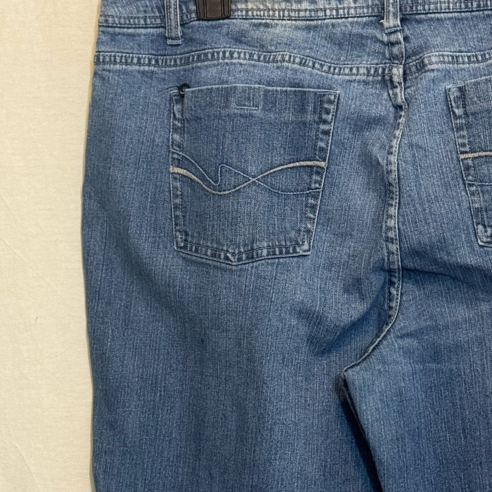 Faded Glory‎ Stretch Boot cut Denim Blue Jeans Size 18P