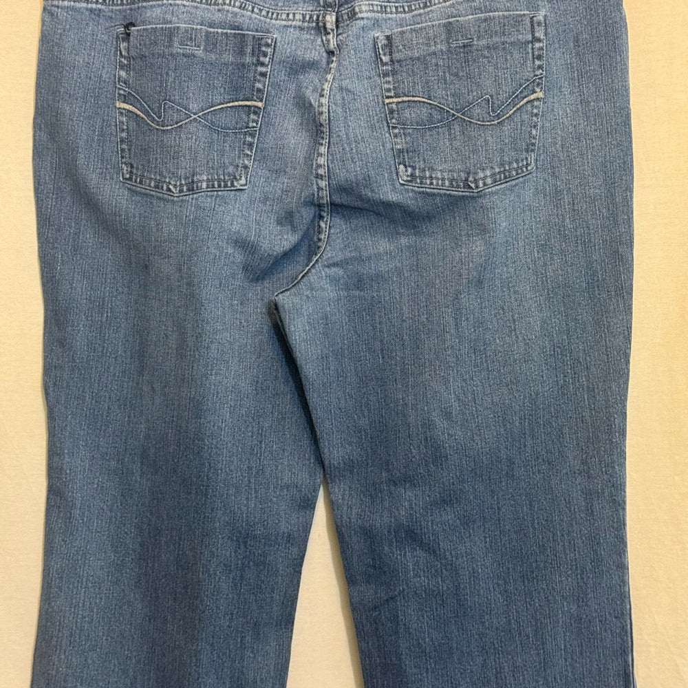 Faded Glory‎ Stretch Boot cut Denim Blue Jeans Size 18P