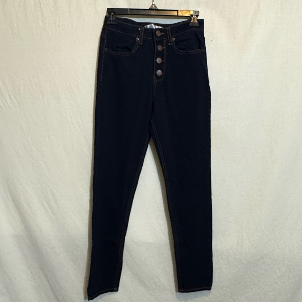 No Boundaries‎ NWOT Dark Wash Button Fly Denim Blue Jeans Size 9