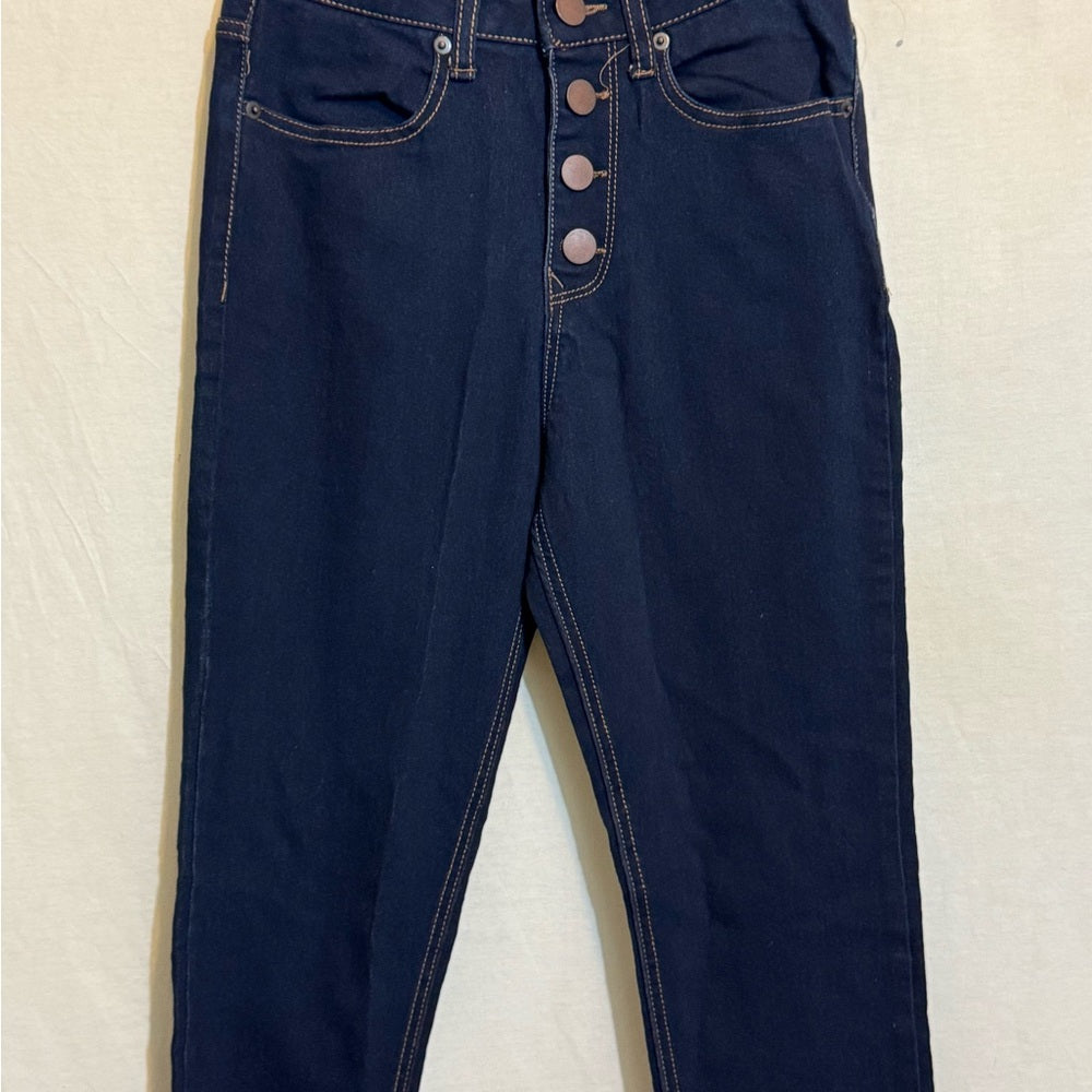 No Boundaries‎ NWOT Dark Wash Button Fly Denim Blue Jeans Size 9