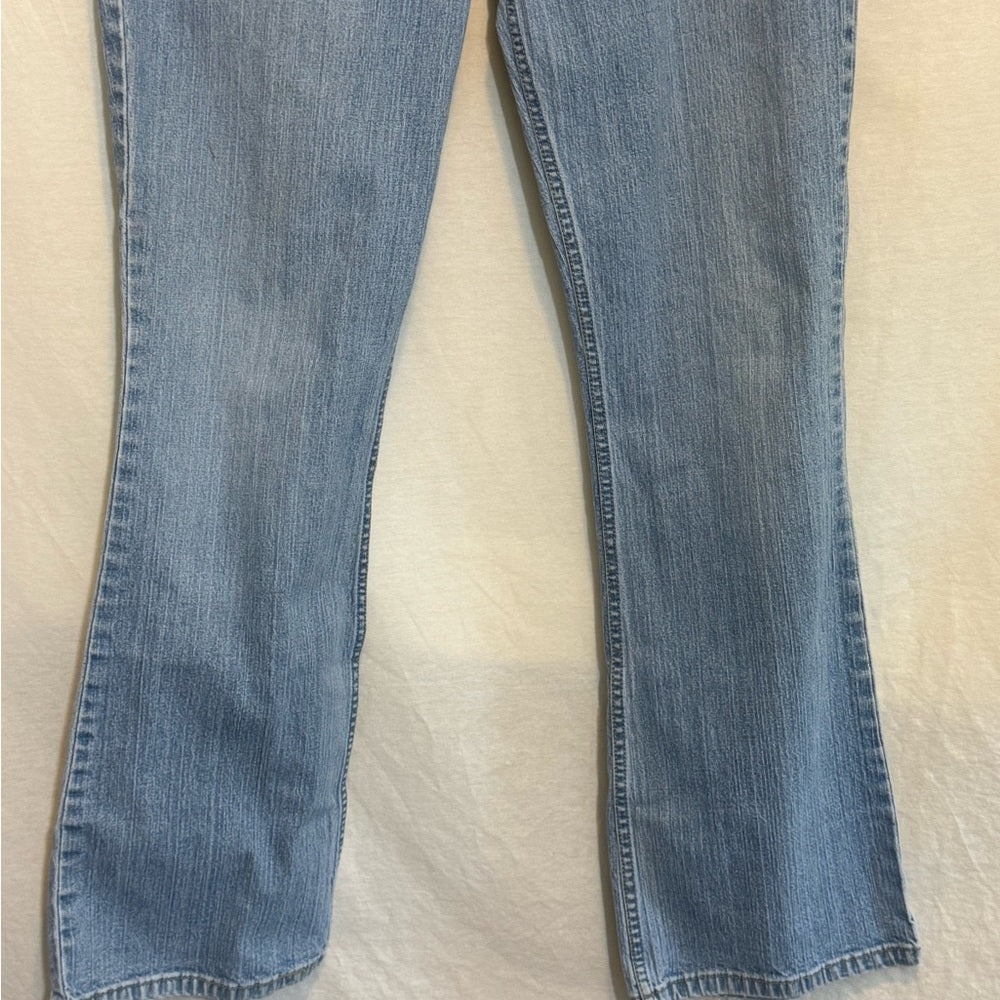 Levi Strauss Stretch Low Rise Boot Cut Denim Blue Jeans Size‎ 15