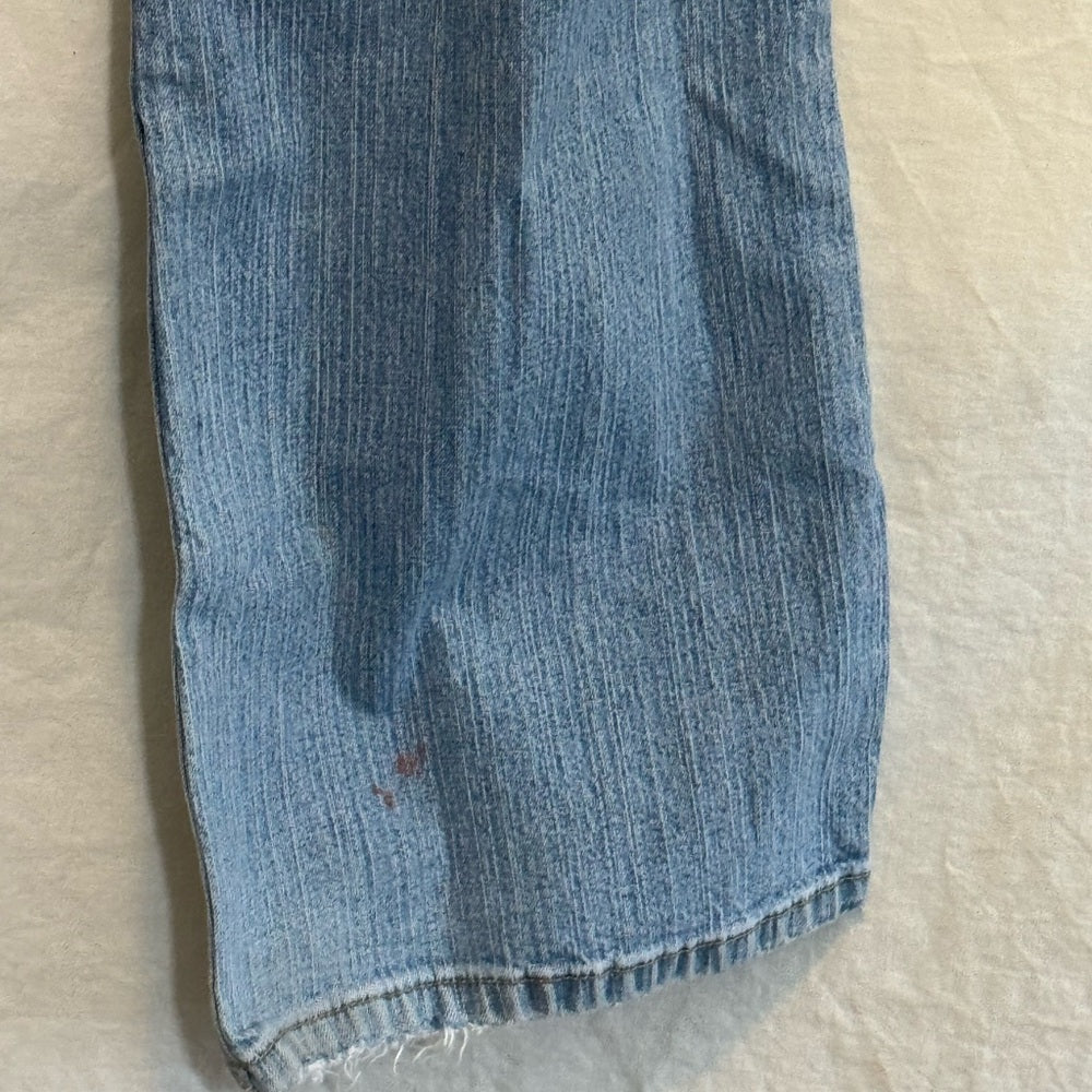 Levi Strauss Stretch Low Rise Boot Cut Denim Blue Jeans Size‎ 15