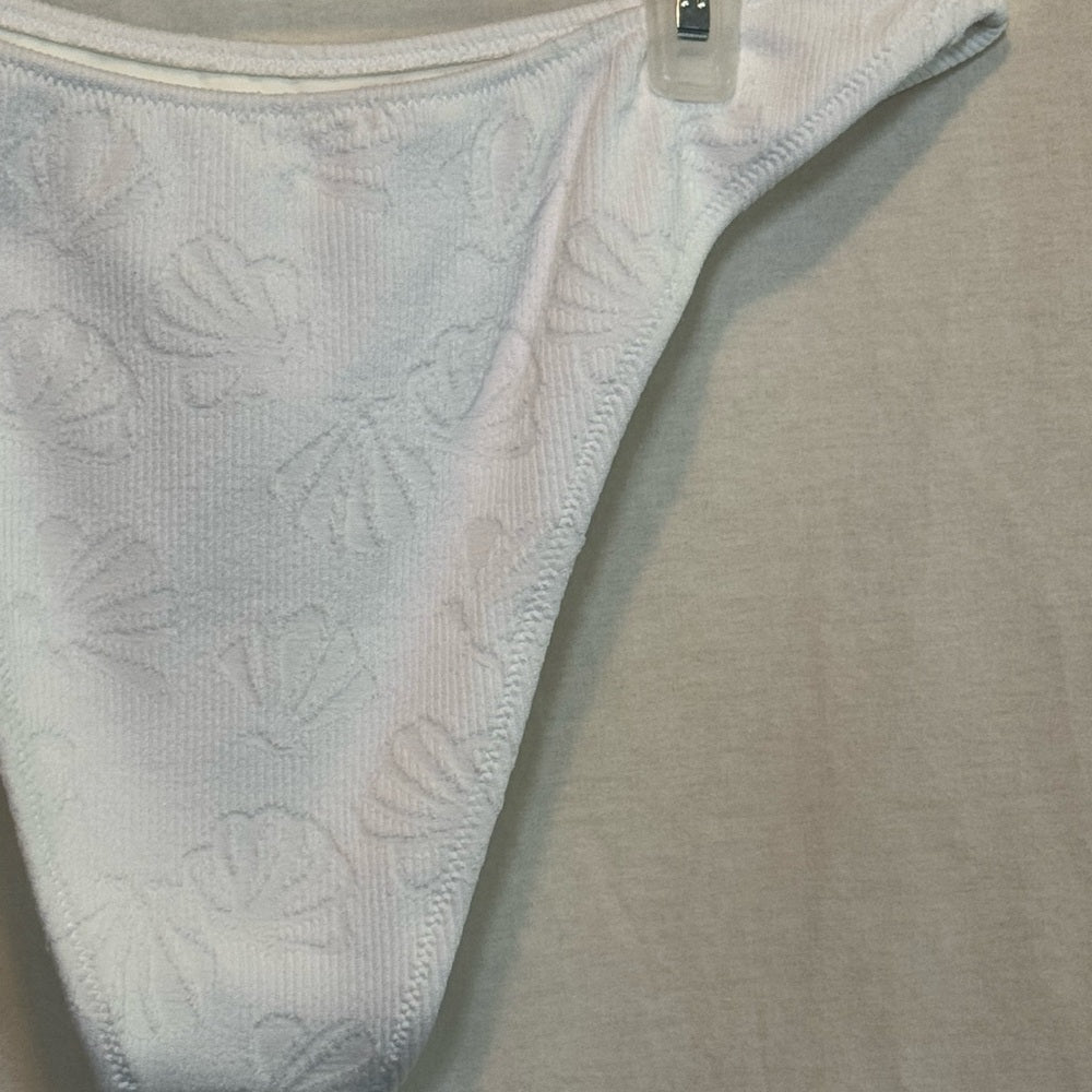 Aerie NWT Cheekiest White Summer Swim Bikini Bottoms Size S‎