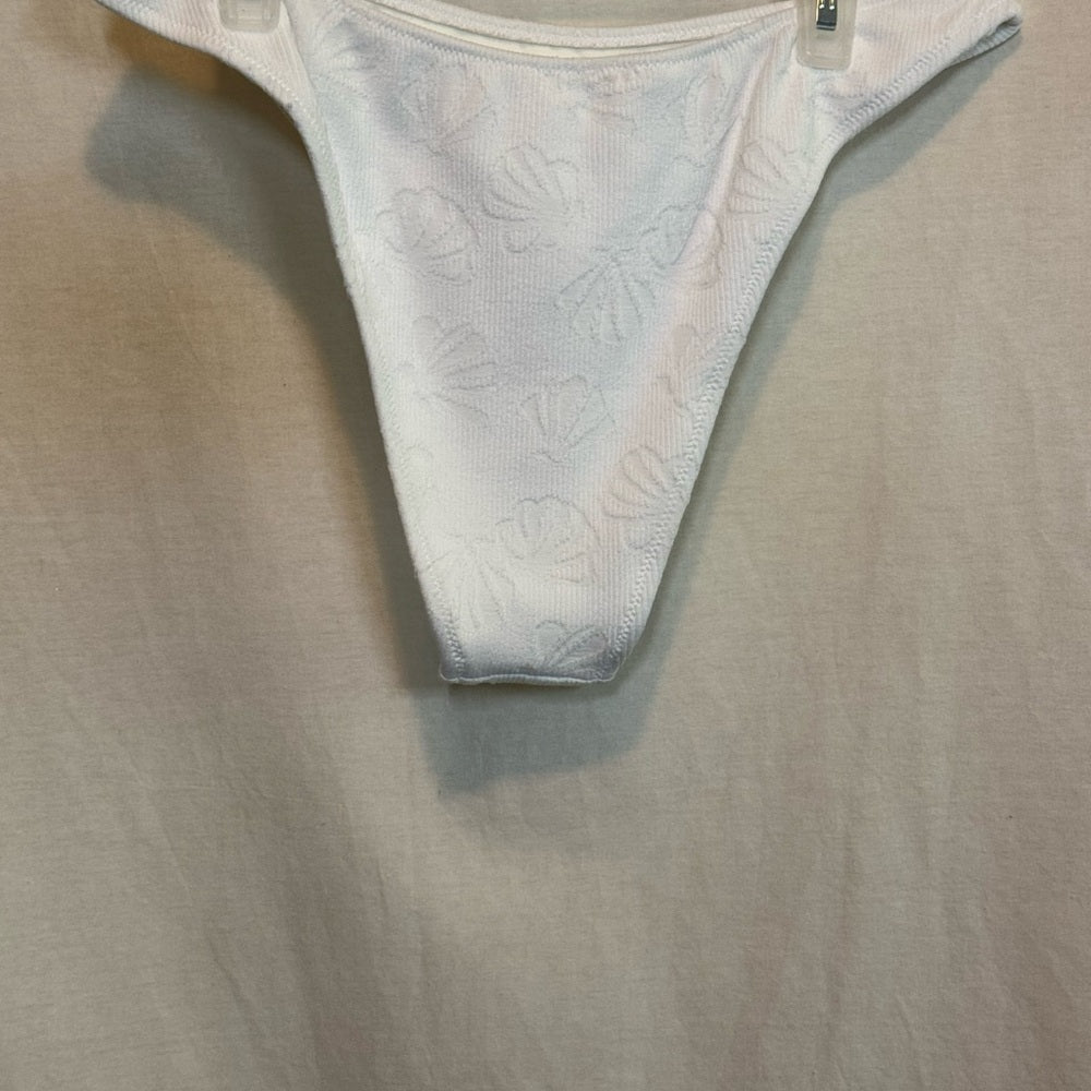 Aerie NWT Cheekiest White Summer Swim Bikini Bottoms Size S‎