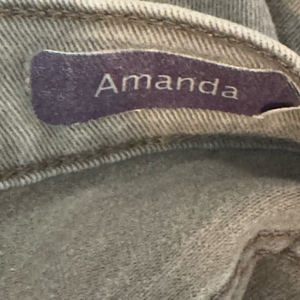 Gloria Vanderbilt Amanda PLUS SIZE 14 Gray‎ Denim Jeans