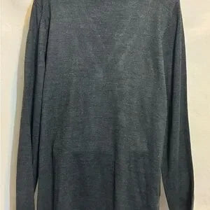 B-274 Requirements Vintage Gray‎ Embroidered 2 Piece Sweater Maxi Skirt Set Sz L