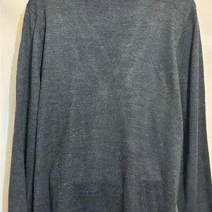 B-274 Requirements Vintage Gray‎ Embroidered 2 Piece Sweater Maxi Skirt Set Sz L