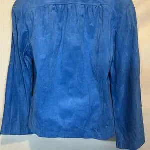 B-52 Adolph Schuman‎ for Lilli Ann NWT Vintage Blue Ultra Suede Lined Blazer