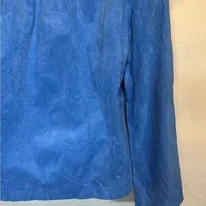 B-52 Adolph Schuman‎ for Lilli Ann NWT Vintage Blue Ultra Suede Lined Blazer