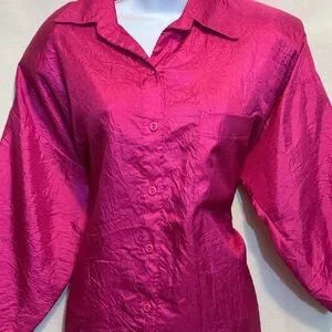 B-282 Park Place Vintage Pink 2-Piece Pantsuit Size L‎