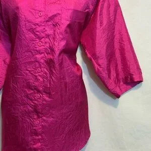 B-282 Park Place Vintage Pink 2-Piece Pantsuit Size L‎