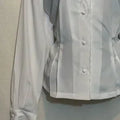 D-59 Anne Larson Vintage White Lace & Embroidered Long Sleeve Blouse Size MP‎