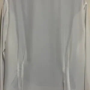 D-59 Anne Larson Vintage White Lace & Embroidered Long Sleeve Blouse Size MP‎