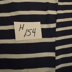 H-154 Boden Blue & White Stripe Sleeveless Summer‎ MIDI Dress Size 6