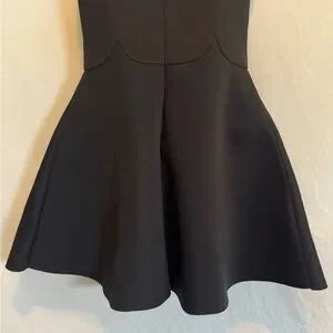 H-156 Keepsake Black Sleeveless MIDI Fit & Flare Summer Dress Size S‎