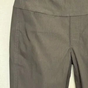 B-116 Nic & Zoe NWT Brown Elastic Waist Pull on Dress Pants Size‎ 0