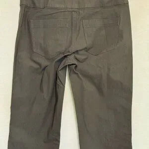 B-116 Nic & Zoe NWT Brown Elastic Waist Pull on Dress Pants Size‎ 0