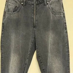 B-211 One X One Teaspoon Black Distressed High Waist Skinny Jeans Size‎ 28