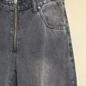 B-211 One X One Teaspoon Black Distressed High Waist Skinny Jeans Size‎ 28