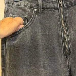 B-211 One X One Teaspoon Black Distressed High Waist Skinny Jeans Size‎ 28