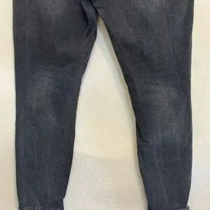 B-211 One X One Teaspoon Black Distressed High Waist Skinny Jeans Size‎ 28