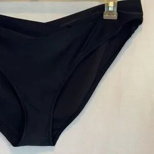 AA-64‎ Aerie NWOT PLUS SIZE XXL Black Summer Swim Bikini Bottoms