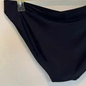 AA-64‎ Aerie NWOT PLUS SIZE XXL Black Summer Swim Bikini Bottoms